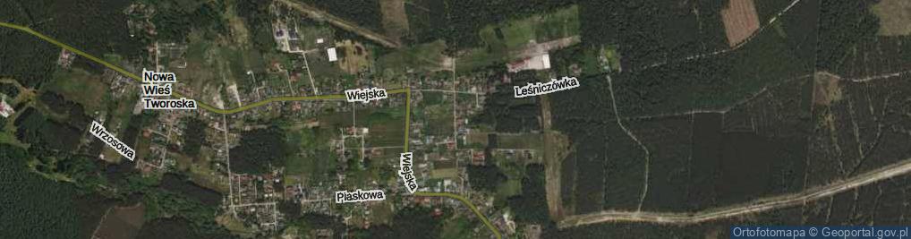 Zdjęcie satelitarne Tylna ul.